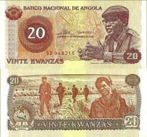 *20 Kwanzas Angola 1976, P109a UNC - Kliknutím na obrázok zatvorte -